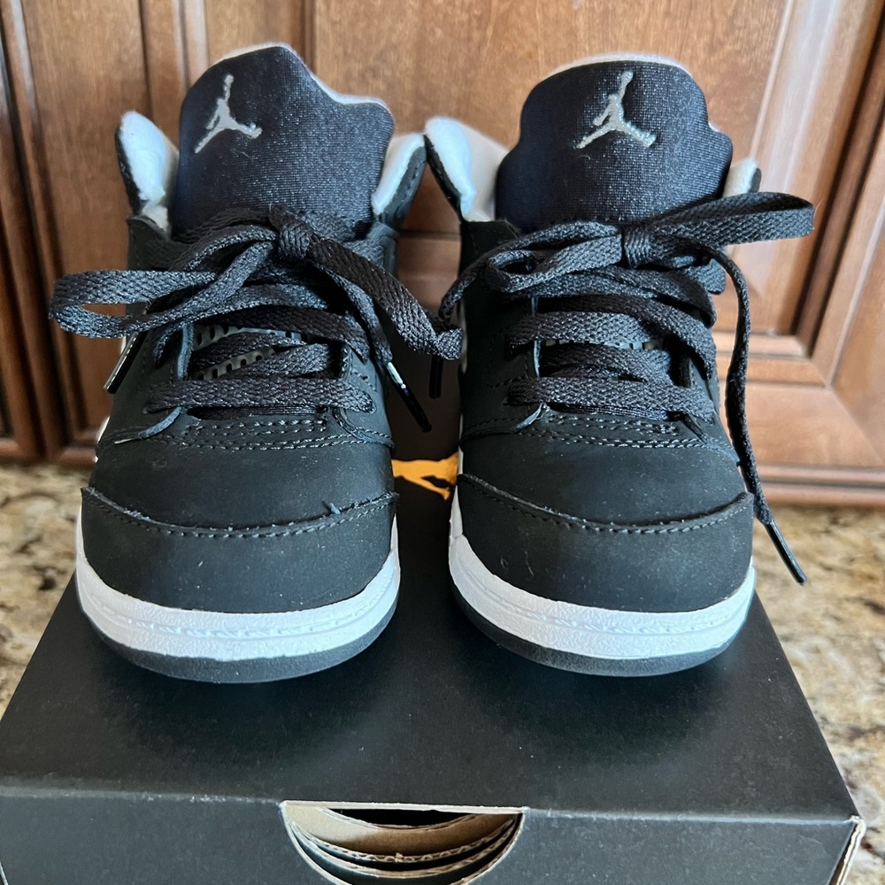 Jordan 5 Retro size 8c black/cool grey, worn once